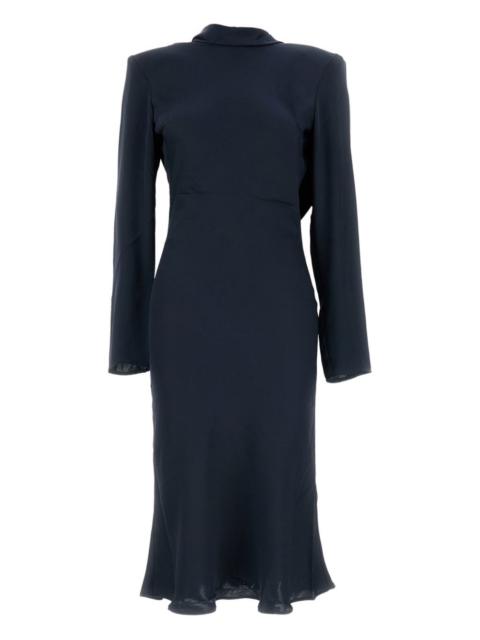 long-sleeve midi dress
