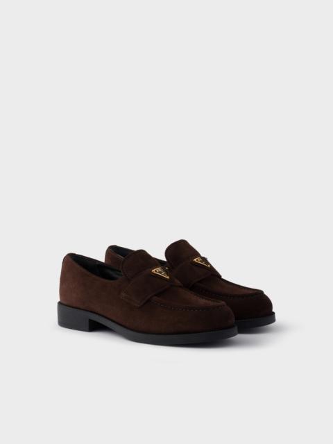 Suede loafers