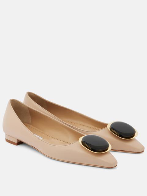 Chiaran leather ballet flats