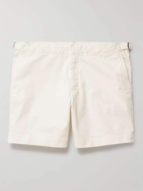 Bulldog Slim-Fit Stretch-Cotton Twill Shorts