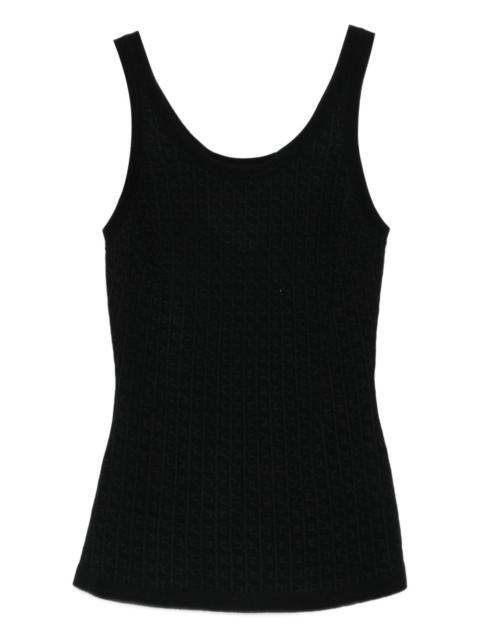 textured tank top
