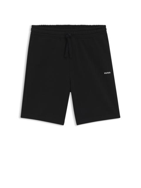 RELAXED-FIT SHORTS IN COTTON TERRY WITH LOGO PRINT