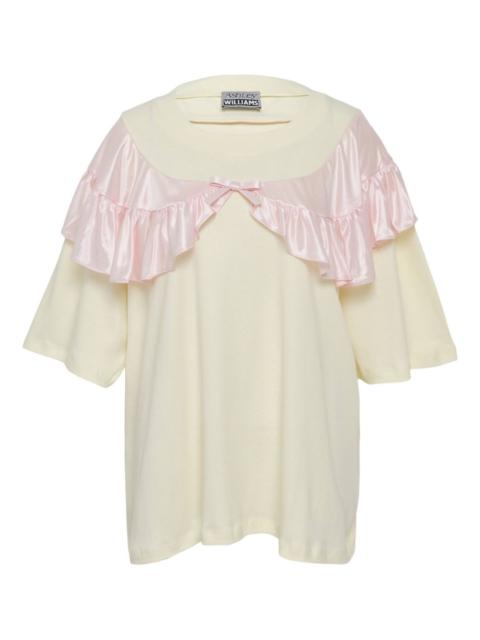 ruffled curtain T-shirt