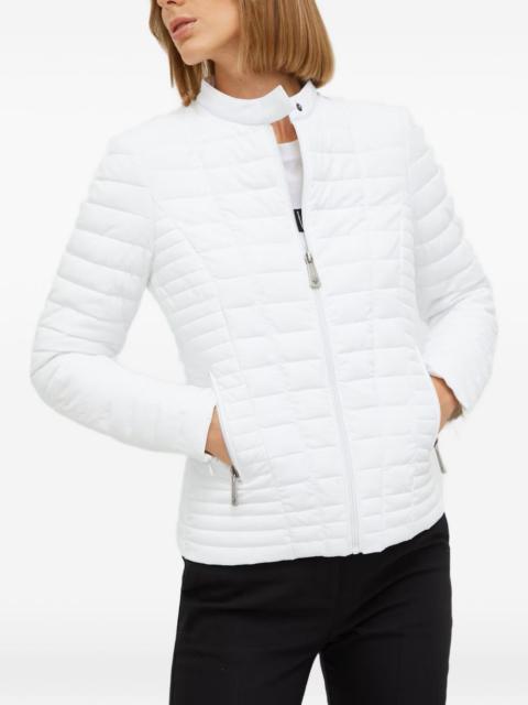 quilted zip jacket