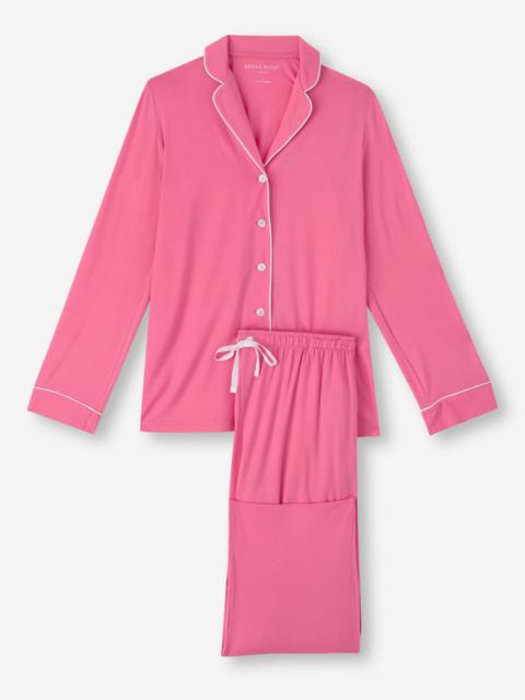 Women's Pajamas Lara Micro Modal Stretch Flamingo Pink