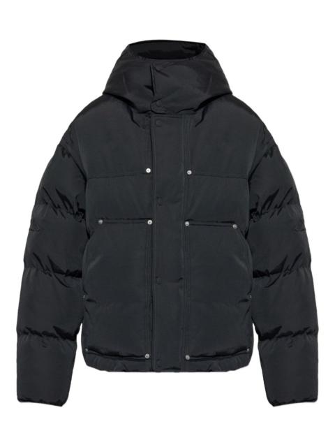 hooded puffer jacket