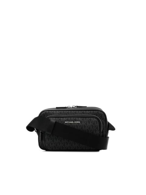 Hudson logo-print messenger bag