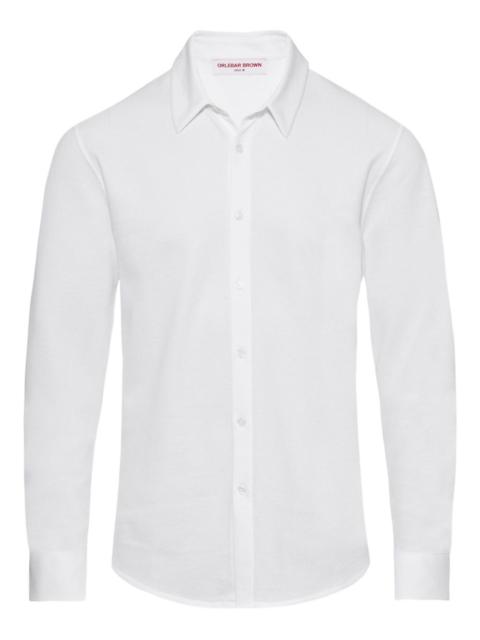 Giles piquÃ© cotton shirt
