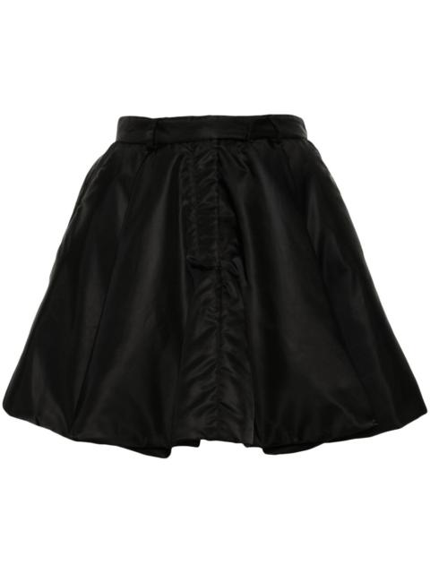 padded mini skirt