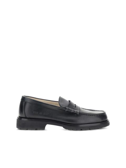 penny leather loafers
