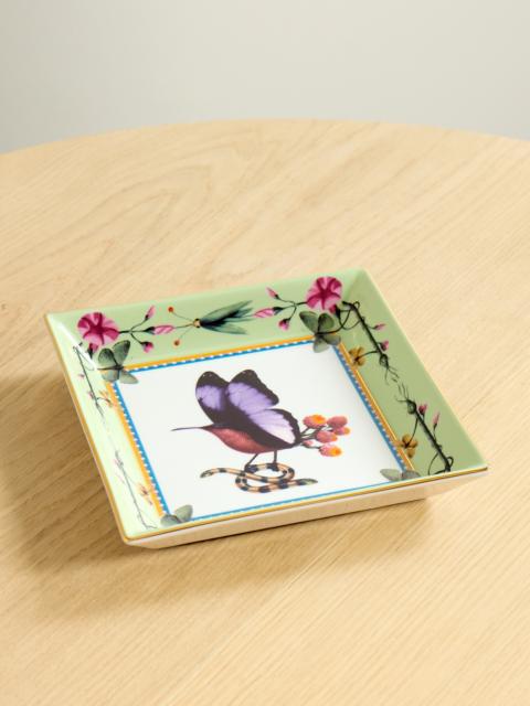 + Beto Val Gold-plated Porcelain Trinket Tray