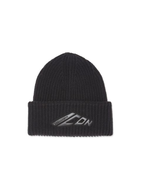 Icon ribbed-knit beanie