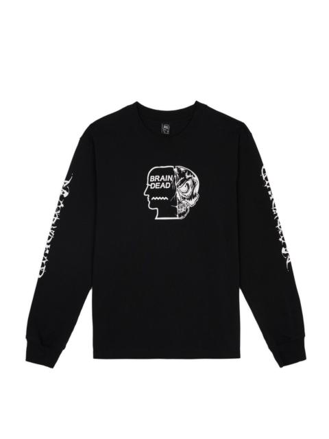 Skull Mech Long Sleeve - Black