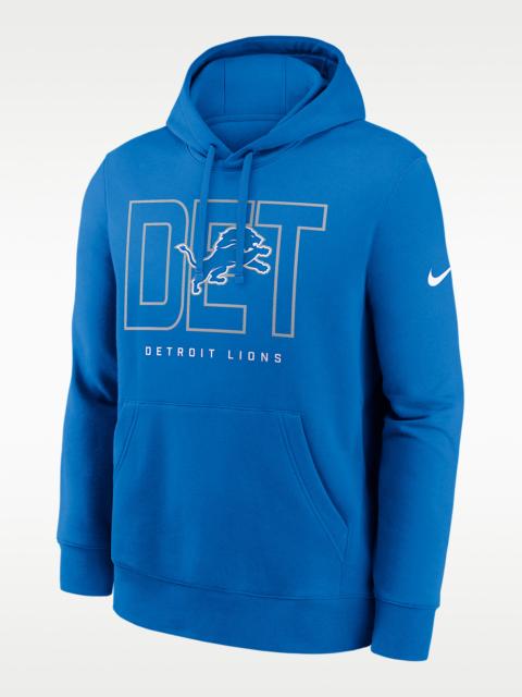 Detroit Lions Busted Play Club Men's Nike NFL Pullover Hoodie