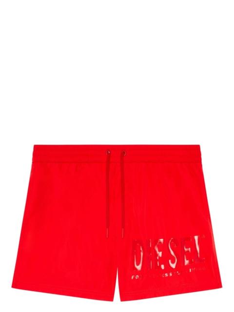 logo-print swim shorts