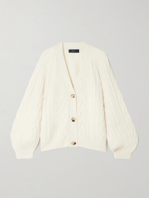Pimlico Cable-knit Cashmere Cardigan
