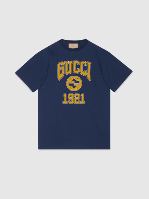 Cotton jersey printed T-shirt