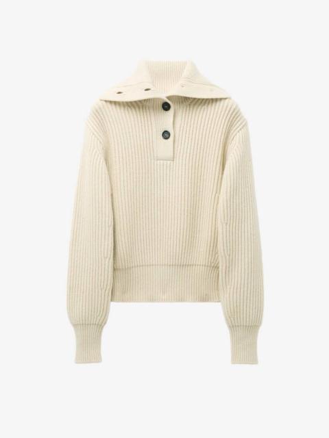 Buttoned Neck Jumper