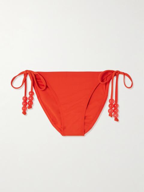 Sisley Bead-embellished Bikini Briefs