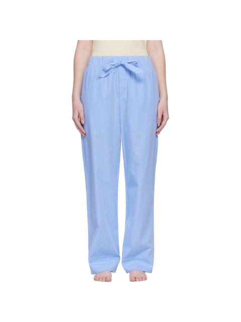 Blue Poplin Pyjama Pants