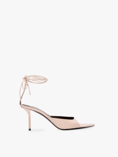 Eliza Stiletto Sandal 75 In Pale Rose Leather