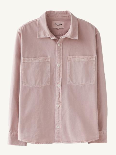 GARMENT DYE TWILL LS - PINK