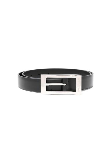 brushed-leather belt