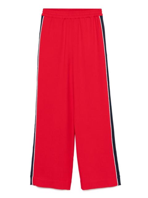 stripe-detailed trousers