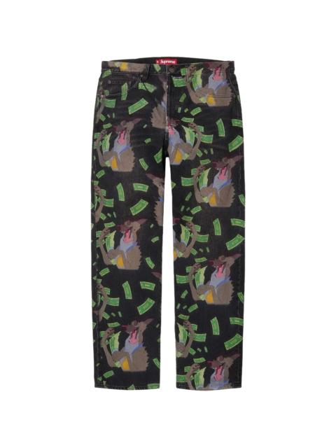 All Dogs Go To Heaven printed jeans