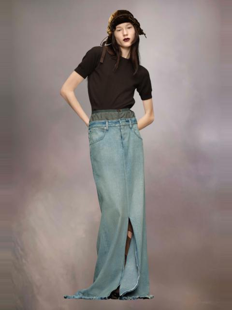 Anonymity of the lining denim skirt