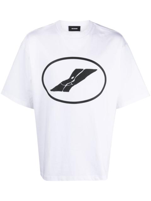 logo-print cotton T-shirt