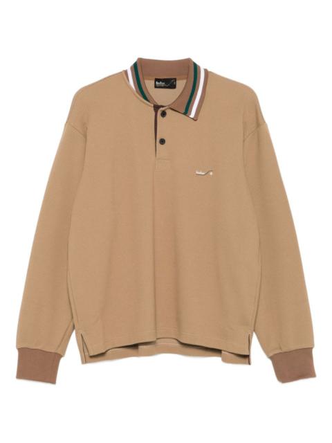 logo-embroidered polo shirt