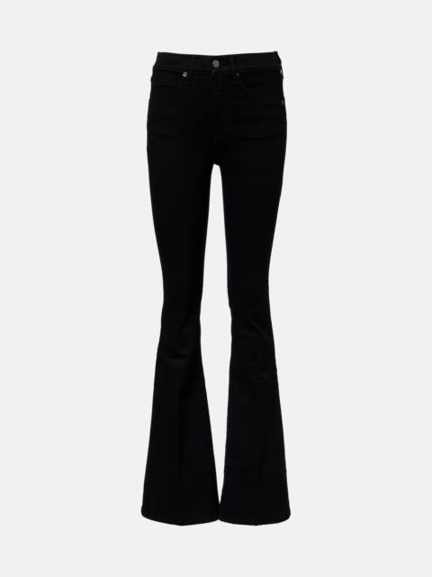 Beverly high-rise flared jeans