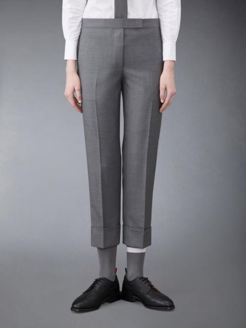 Medium Grey Super 120's Twill Menswear Fit Classic Trouser