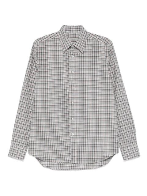 checked cotton shirt