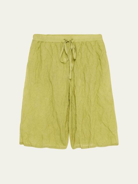 Men's Origami Crinkled Shorts