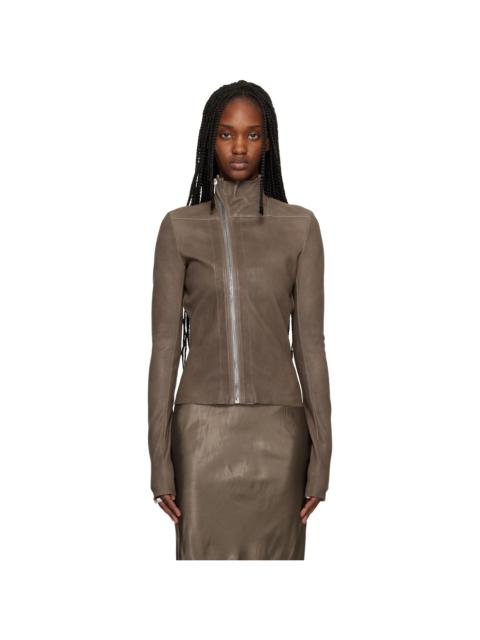 Brown Temple Gary Leather Jacket