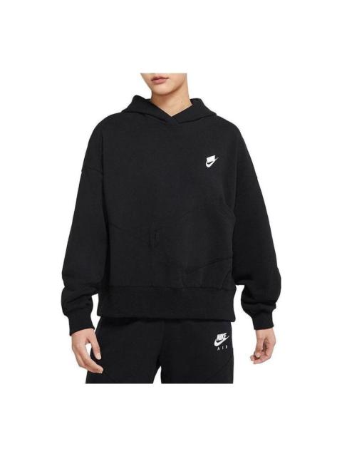 (WMNS) Nike Swoosh Sweatshirt Hoodie 'Black' DQ5534-010