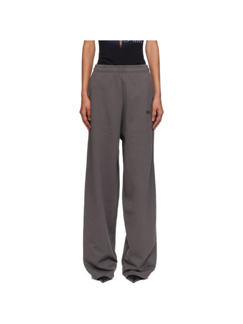Gray Boxing Logo Baggy Lounge Pants