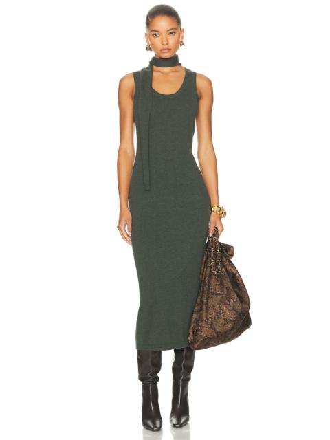 Scarf Tank Midi Dress