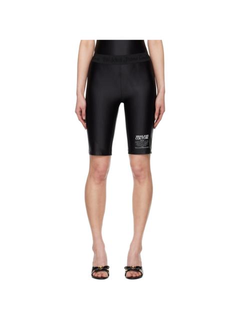 Black Printed Shorts