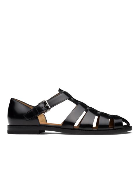 Fisherman
Bookbinder Fume Leather Sandal Black