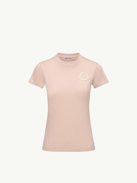 Embroidered Logo Cotton T-Shirt