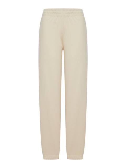 COTTON JOGGING TROUSERS WITH CHECK APPLIQUE