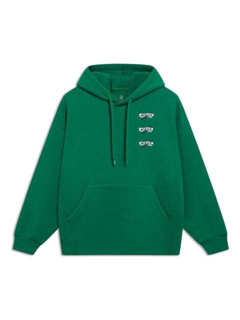 Li-Ning Way Of Wade Photo Graphic Hoodie 'Green' AWDT149-7