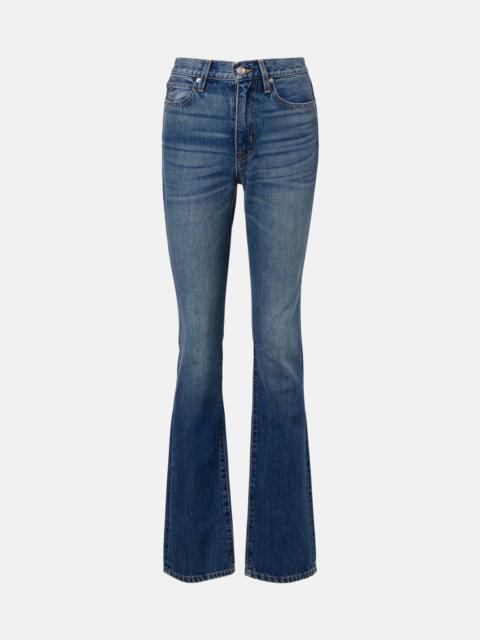 Jade high-rise bootcut jeans