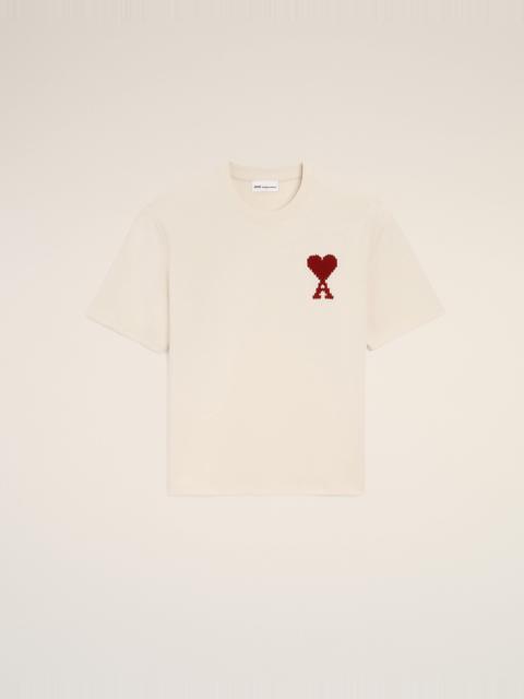 WHITE COTTON AMI DE COEUR T-SHIRT