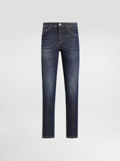 5-pocket stretch denim trousers