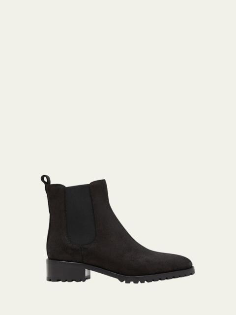 Chelata Suede Chelsea Ankle Booties