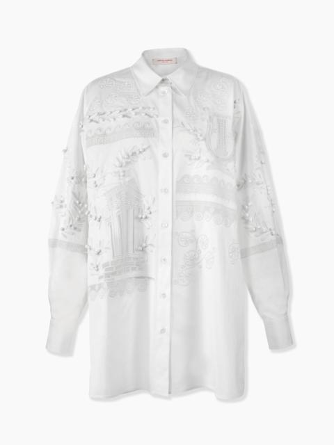 Embroidered Oversized Shirt